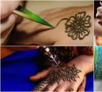 Как рисовать хной на руках: пошаговая инструкция для домашнего мехенди
